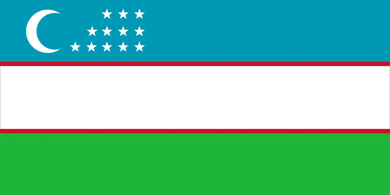 Uzbekistan Flag